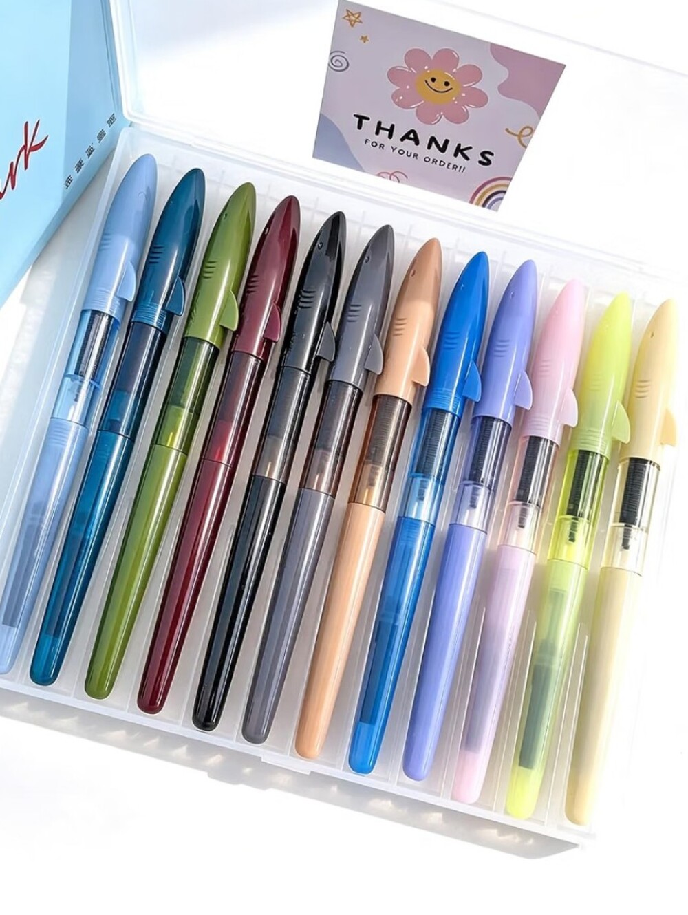 Jinhao Shark Fountain Pens|| Set Of 12